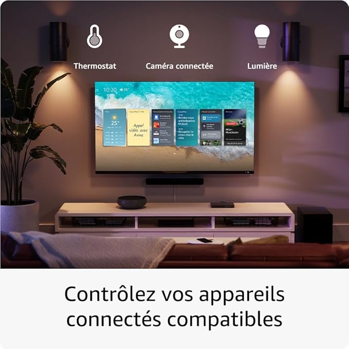 Amazon Fire TV Stick 4K Max | Appareil de streaming avec fonctionnalité Écran dynamique et prenant en charge le Wi-Fi 6E - SECUROTOP