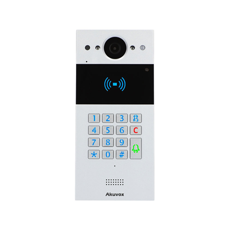 Système de portier vidéo Akuvox à 2 fils avec clavier - SECUROTOP