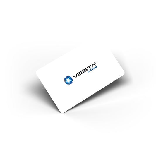 CARTE NFC 14443A BLEU CIEL VESTA LOGO - SECUROTOP