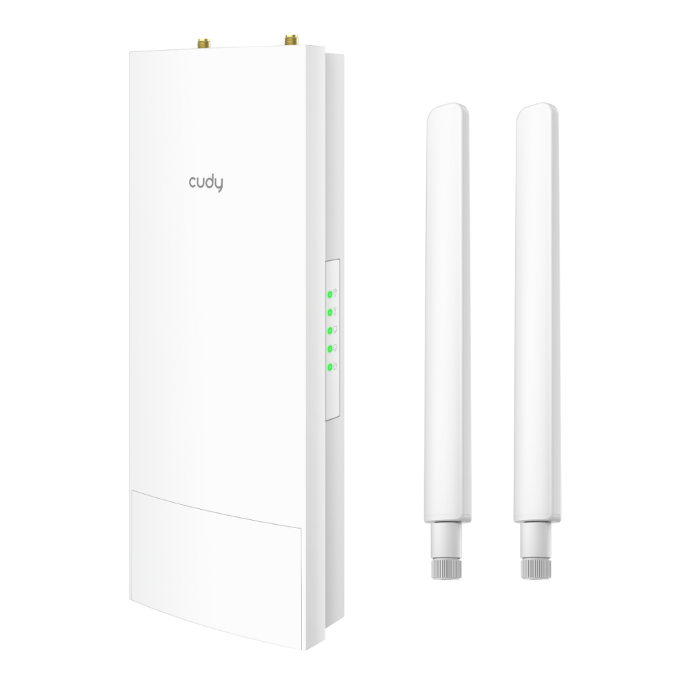 Point d'accès extérieur WiFi 2,5G AX3000, 2 402 Mbps à 5 GHz + 574 Mbbs à 2,4 GHz - SECUROTOP