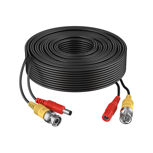 Câble vidéo et alimentation pour CCTV 10 m - SECUROTOP