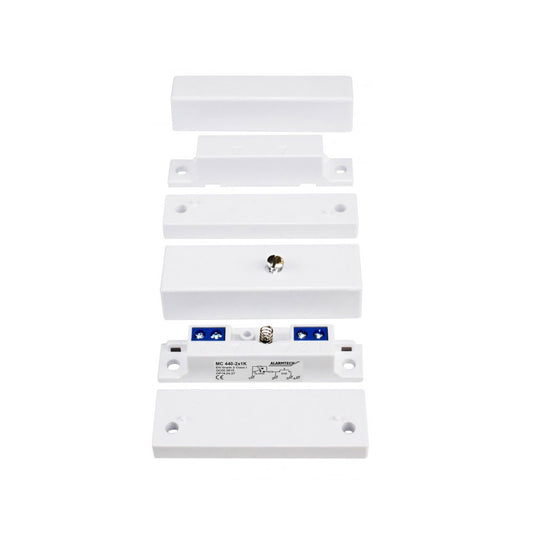 Contact magnétique de surface, NC, 4 connexions à vis - SECUROTOP
