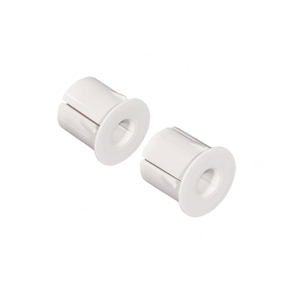 Adaptateur en plastique pour encastrement, blanc, diamètre 19 mm - SECUROTOP