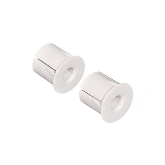 Adaptateur en plastique pour encastrement, blanc, diamètre 19 mm - SECUROTOP
