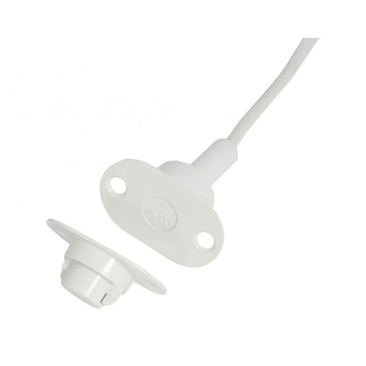 CONTACT MAGNÉTIQUE HAUTE SÉCURITÉ POUR PORTE MÉTALLIQUE EMPOINT. NC.2MTS.4 FIL+ADAP - SECUROTOP