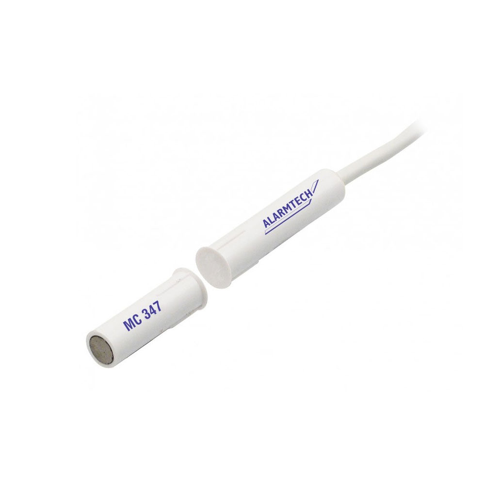 Contact magnétique encastré 2 x NC, câble 2 m, 6 fils - SECUROTOP