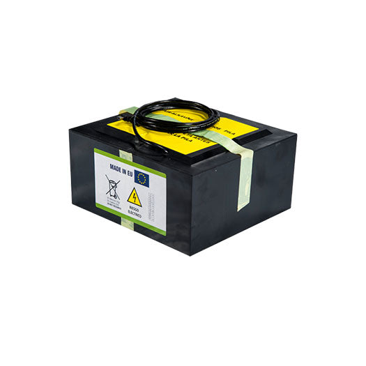BATTERIE ZINC 12V 500AMP (connecteur jack DC coudé 90) - SECUROTOP