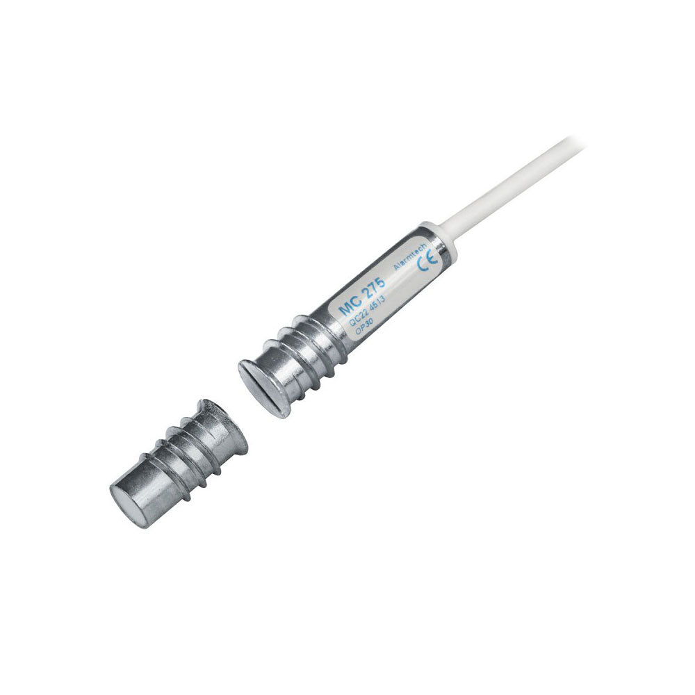 CONTACT MAGNÉTIQUE À ENCASTRER AVEC CÂBLE PIVOTANT. NC. CÂBLE 10MT.4 FILS. - SECUROTOP