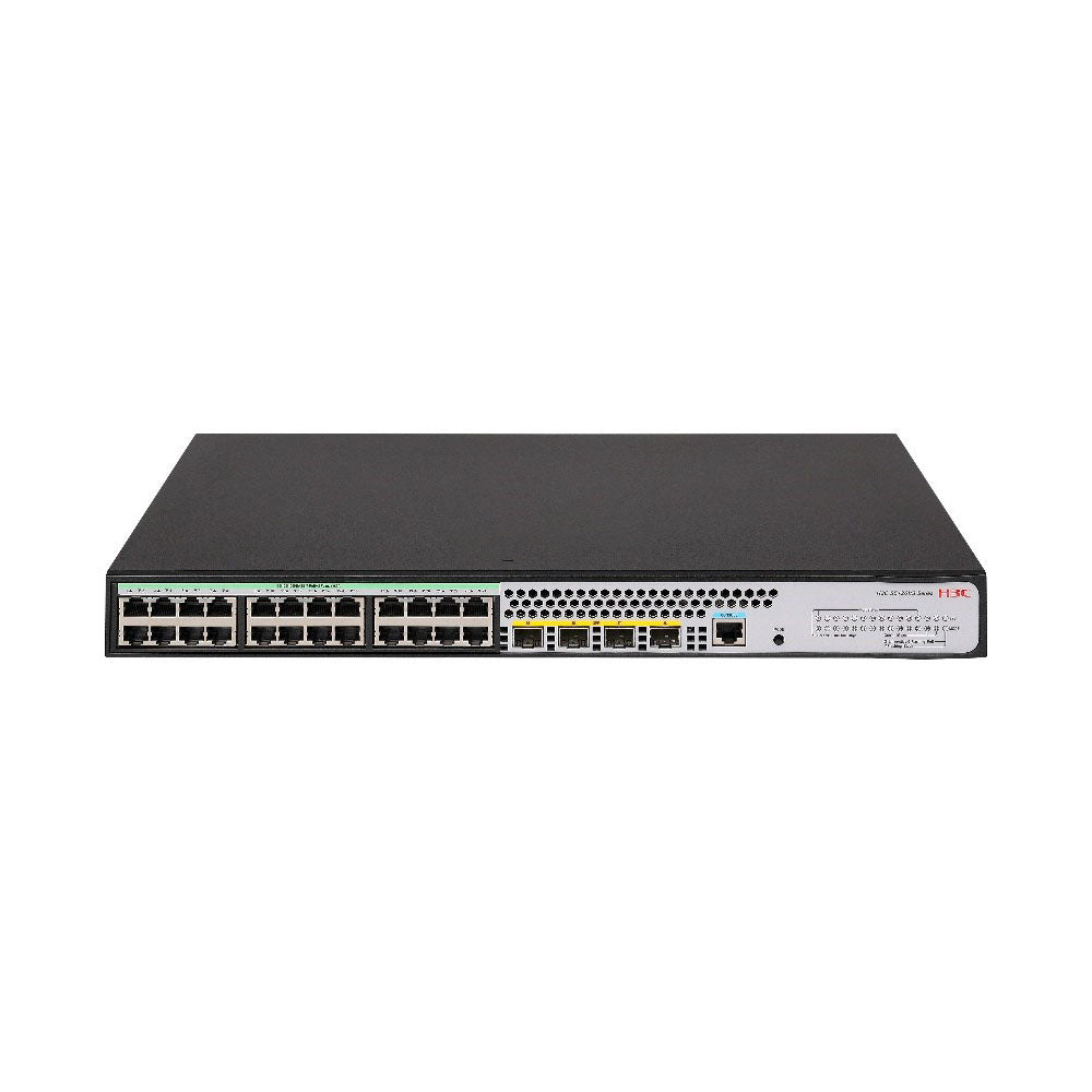 Commutateur Ethernet avec 24 ports PoE+ 10/100/1000BASE-T (AC 240 W) et 4 ports SFP 1000BASE-X (AC) - SECUROTOP