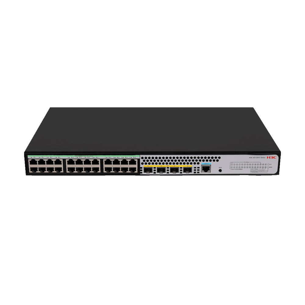 Commutateur Ethernet avec 48 ports PoE+ 10/100/1000BASE-T (AC 370 W) et 4 ports SFP 1000BASE-X (AC) - SECUROTOP