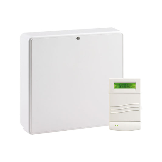 KIT CENTRAL GALAXY FLEX V3 12 À 20 ZONES. BOÎTIER PLASTIQUE MOYEN ET CLAVIER MK7. 2e ANNÉE. - SECUROTOP