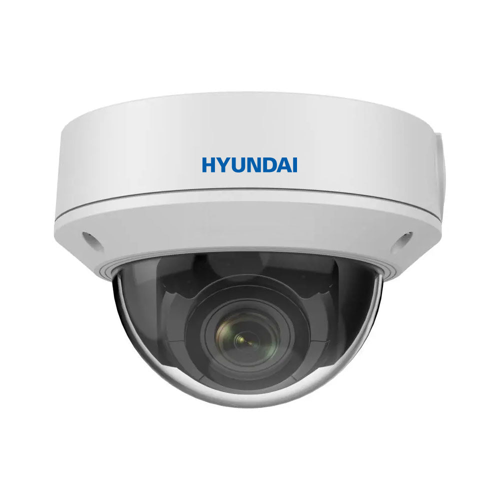 Caméra minidôme IP, résolution 4MP, optique à focale variable motorisée 2,8-12 mm, portée LED IR 30 m - SECUROTOP