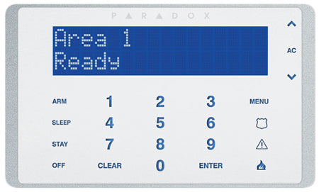 CLAVIER LCD AVEC TOUCHES RÉTROÉCLAIRÉES TACTILES. ANTIVIOLATION LED. 32 ZONES. FRANÇAIS P/EVO - SECUROTOP