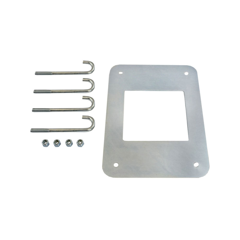 Plaque d'ancrage avec agrafes, pour LBAR - SECUROTOP