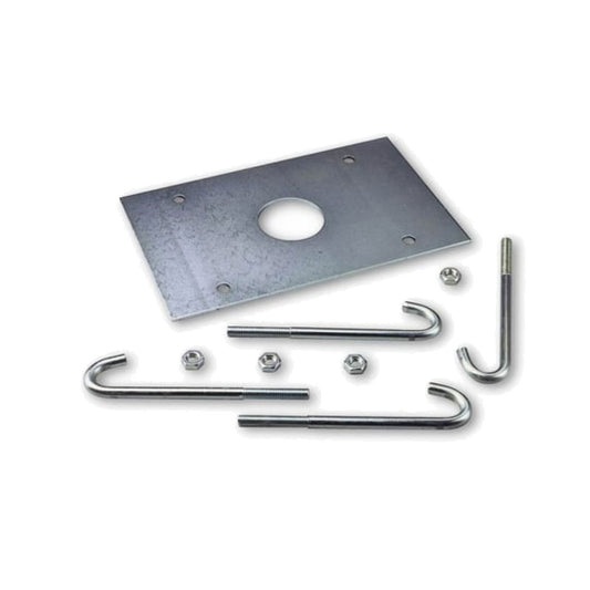 Base d'ancrage avec agrafes. - SECUROTOP