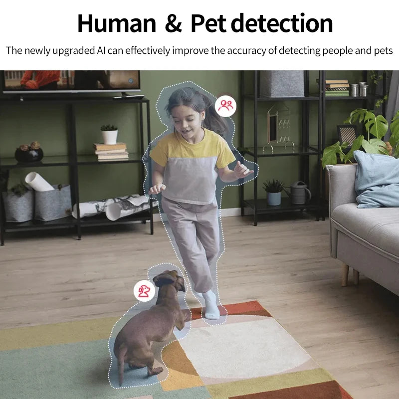 Dahua C5A 5MP Indoor Wifi Camera Smart Home 3K Baby Monitor Human & Pet Detection Two-way Talk Abnormal Sound Alarm Cube A1 Cam - SECUROTOP