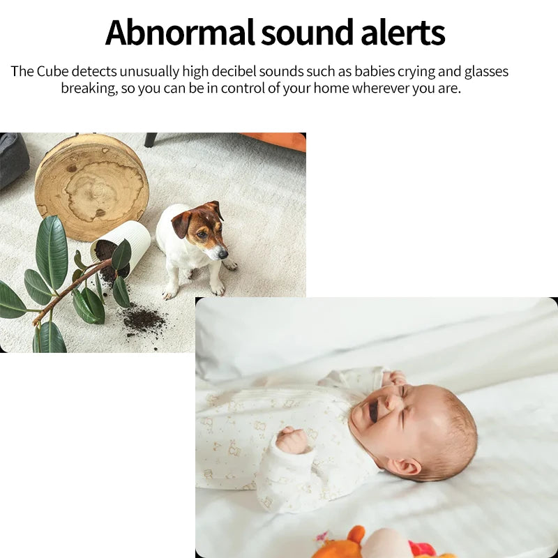 Dahua C5A 5MP Indoor Wifi Camera Smart Home 3K Baby Monitor Human & Pet Detection Two-way Talk Abnormal Sound Alarm Cube A1 Cam - SECUROTOP