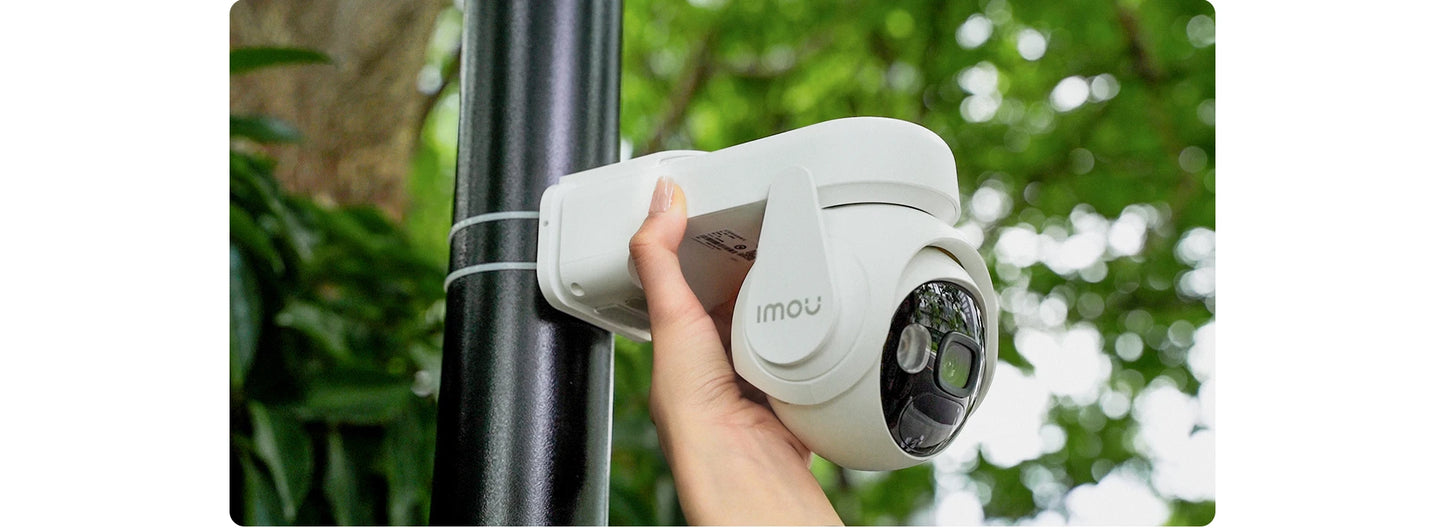 IMOU Cell PT 4G With Solar Panel 3MP Camera 15000mAh Battery Auto Tracking 4G LTE Network Two-way Talk Home Security Camera - SECUROTOP