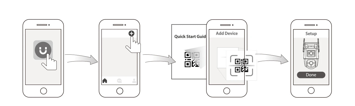 IMOU Dual Lens Outdoor Camera PT Camera Home Security IP Camera AI Human & Vehicle Detection Surveillance Camera 10 MP - SECUROTOP