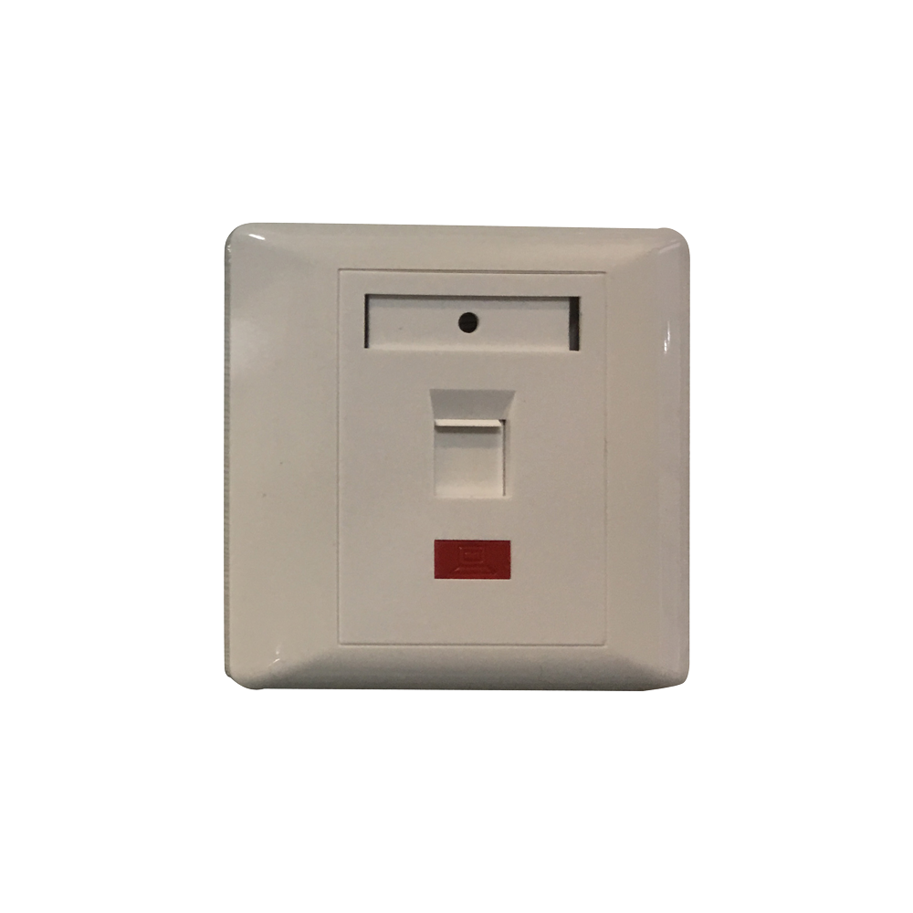 Plaque frontale 1 port, type UK - SECUROTOP