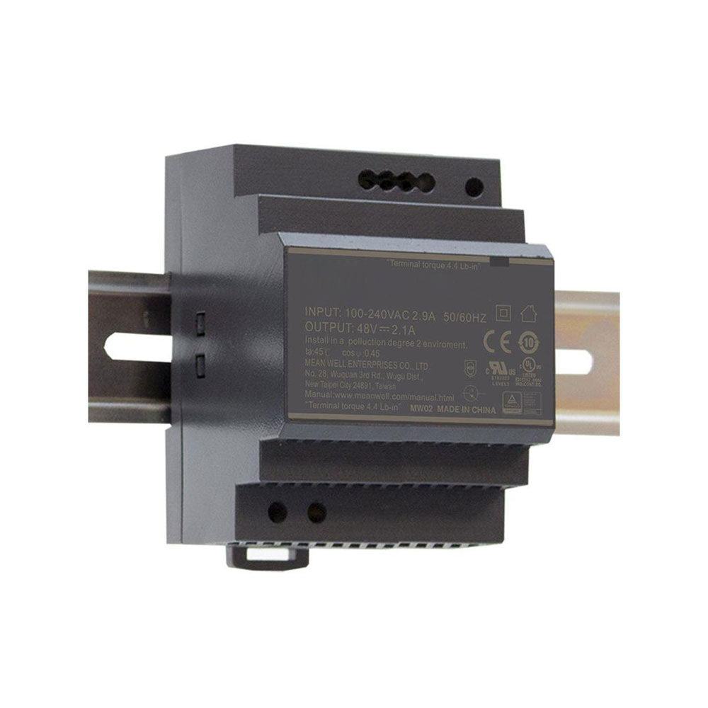 ALIMENTATION DIN ENT100-240VAC 50/60Hz.OUT 48DC/100W - SECUROTOP