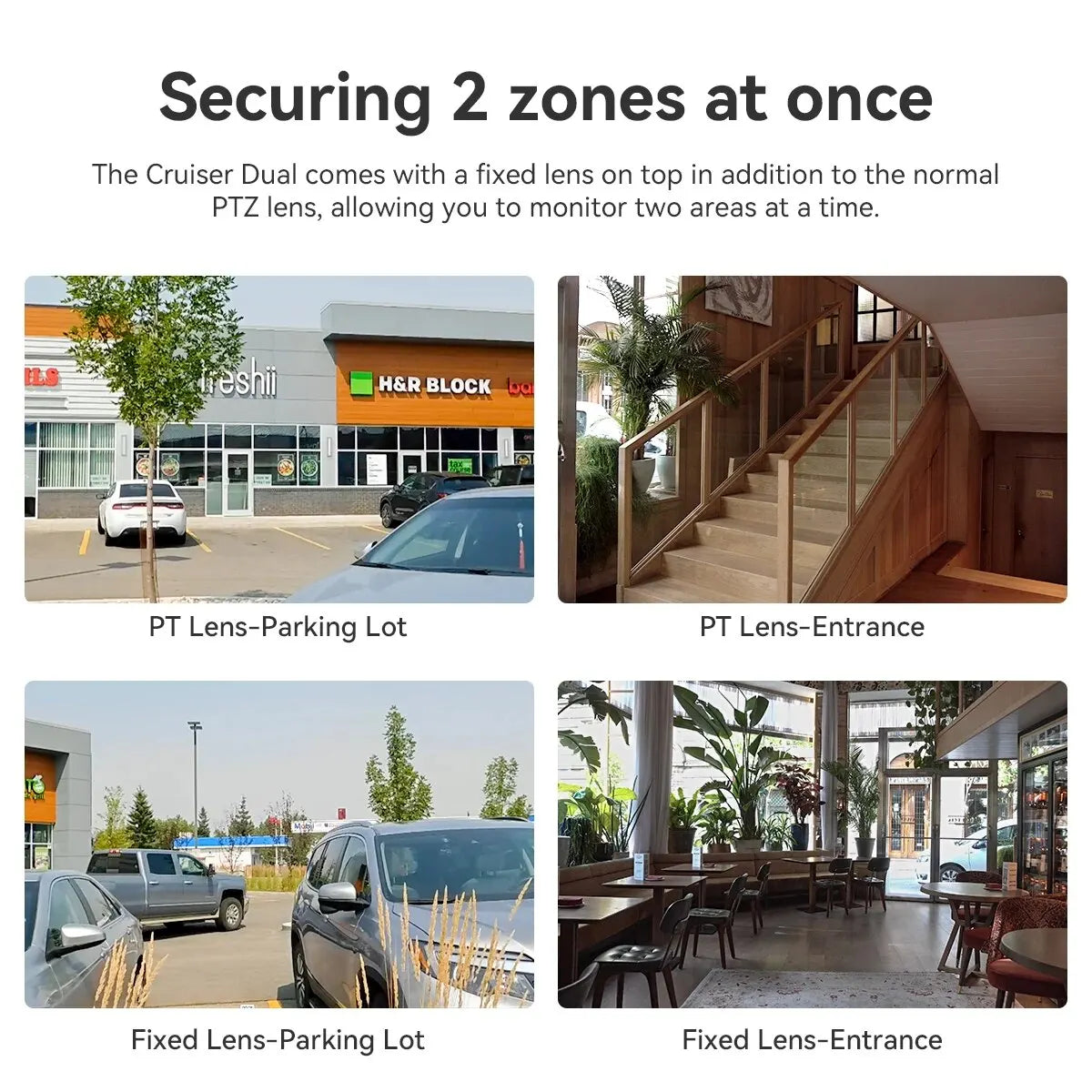 IMOU Dual Lens Outdoor Camera PT Camera Home Security IP Camera AI Human & Vehicle Detection Surveillance Camera 10 MP - SECUROTOP