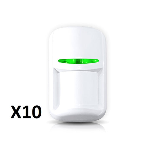 U-Prox PIR BLANC - Pack 10 unités - SECUROTOP