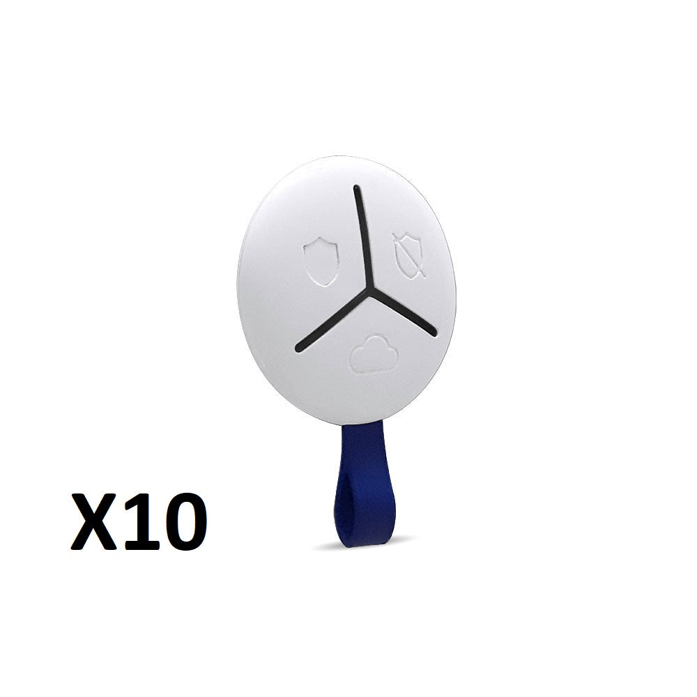 U-Prox KEYFOB BLANC - Pack 10 unités. - SECUROTOP