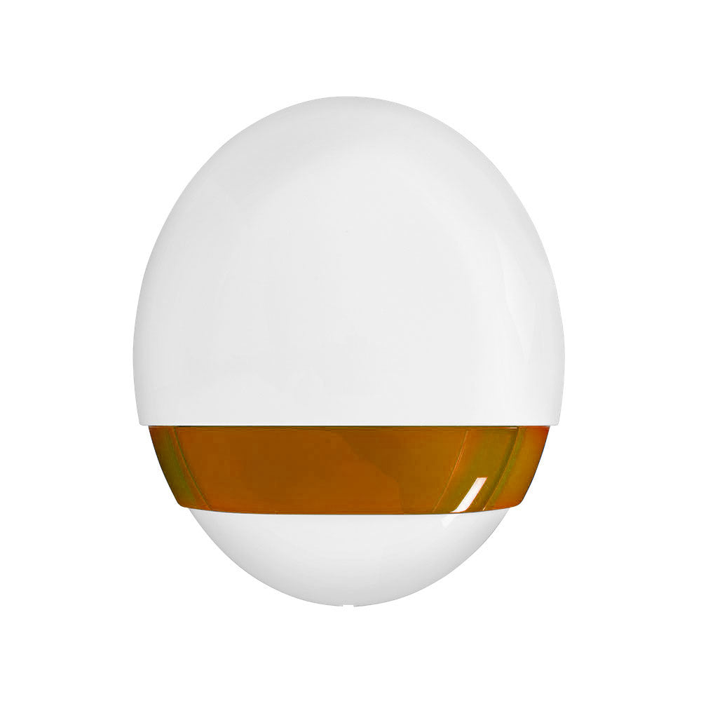 SIRENE EXTÉRIEURE AVEC COMMUTATEUR DIP. VISIÈRE ORANGE - SECUROTOP