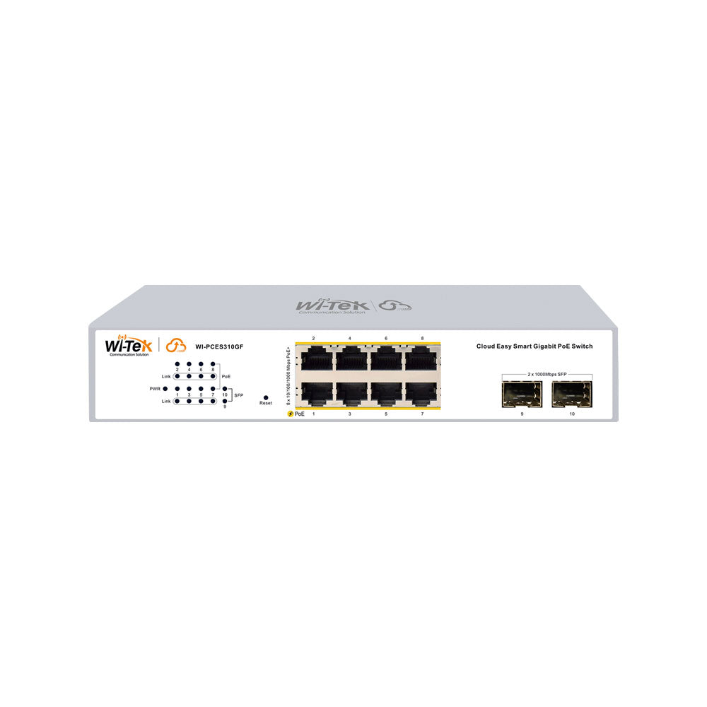 Commutateur PoE Gigabit Cloud administrable à 8 ports