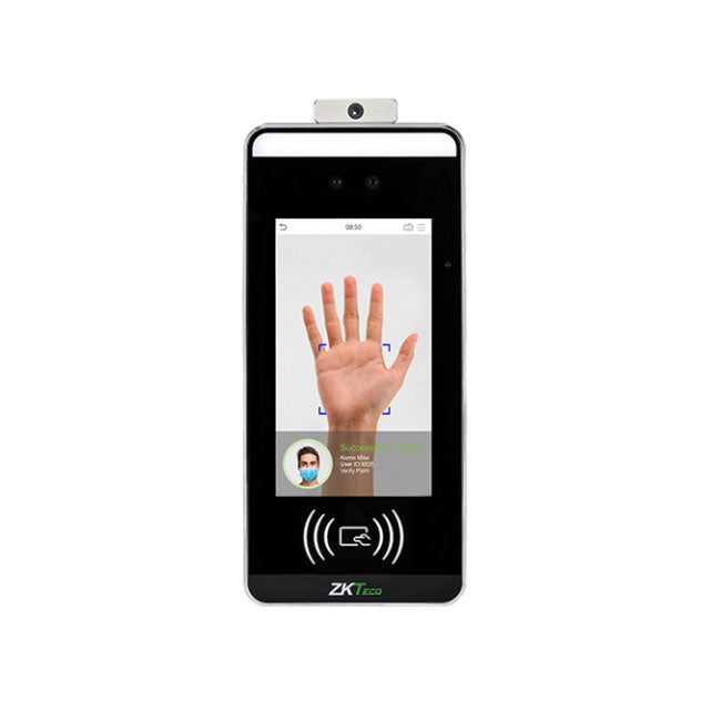 FACIAL SPEEDFACE+PALM + RFID+ TEMPERATURE ET MASQUE - SECUROTOP