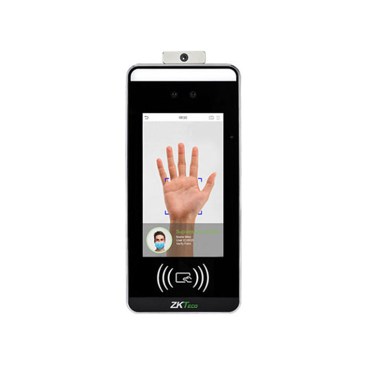 FACIAL SPEEDFACE+PALM + RFID+ TEMPERATURE ET MASQUE - SECUROTOP