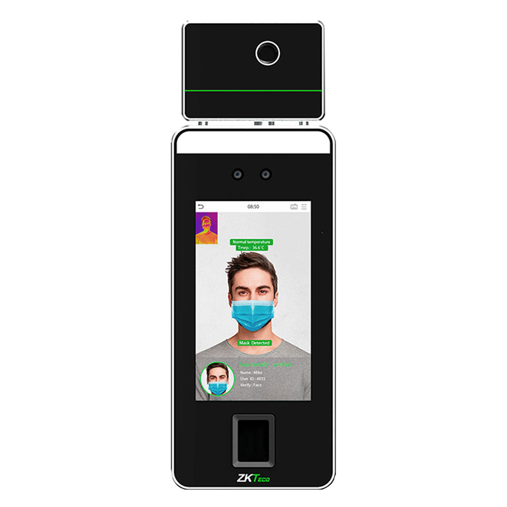 FACIAL SPEEDFACE+PALM + RFID+ TEMPERATURE ET MASQUE - SECUROTOP