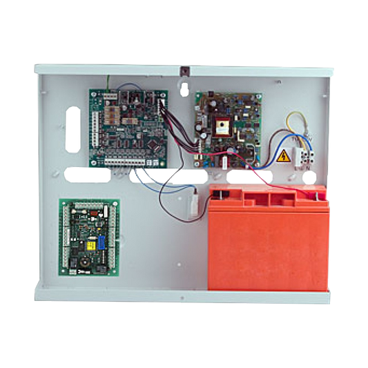 MODULE DE CONTRÔLE D'ACCÈS GALAXIE. 2 X (LECTEUR, STATUT, BOUTON, RELAIS), BOITE METALLIQUE ET FA, G3. PAS FLEX+ - SECUROTOP