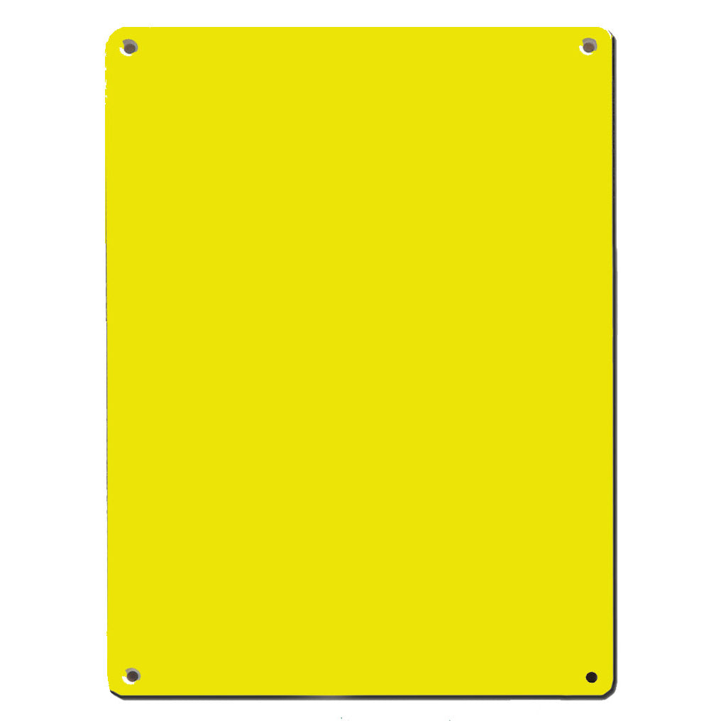 PLAQUE EXTERIEURE SÉRIG. PLAST JAUNE - SECUROTOP