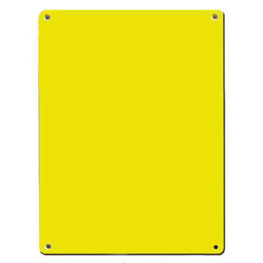PLAQUE EXTERIEURE SÉRIG. PLAST JAUNE - SECUROTOP