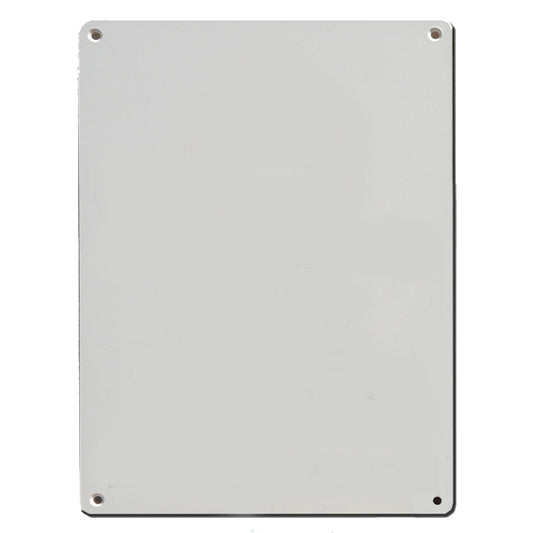PLAQUE EXTERIEURE SÉRIG. PLASTIQUE BLANC - SECUROTOP