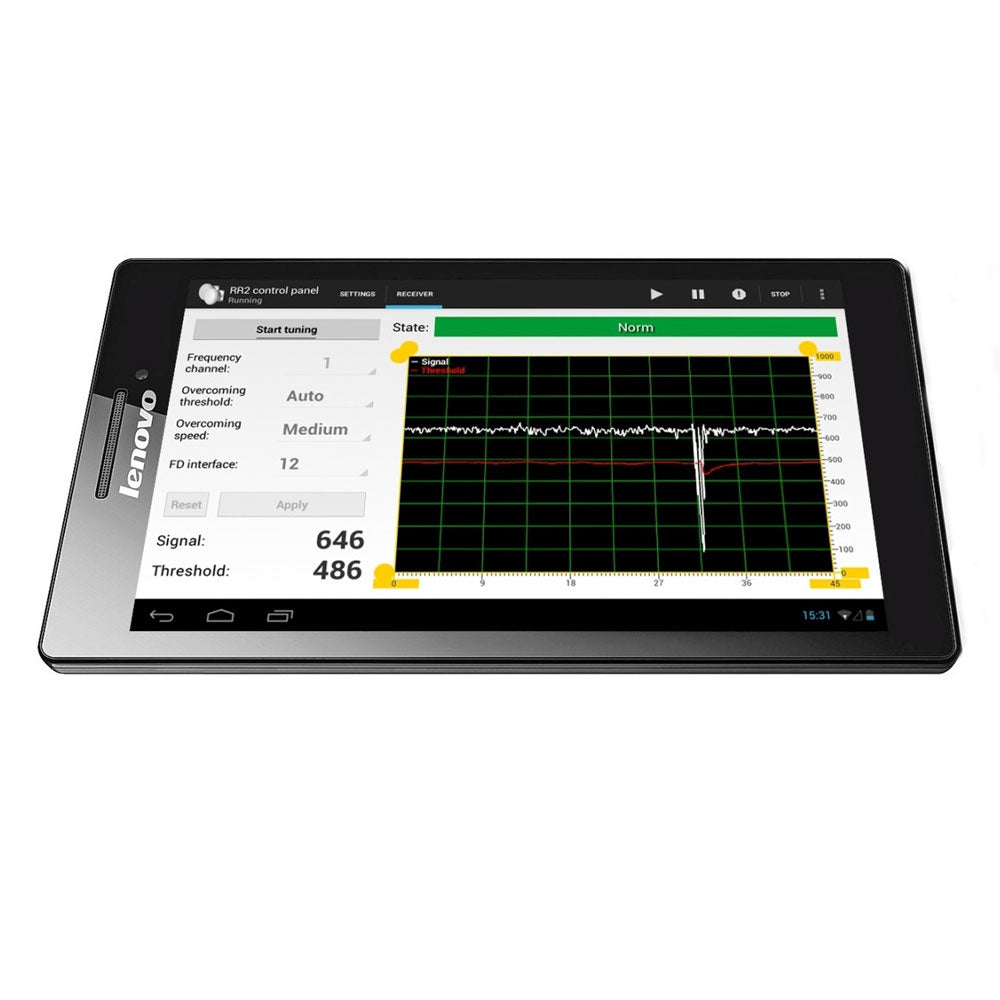 TABLETTE PC AVEC LOGICIEL POUR PROGRAMMER LES BARRIÈRES MICRO-ONDES - SECUROTOP