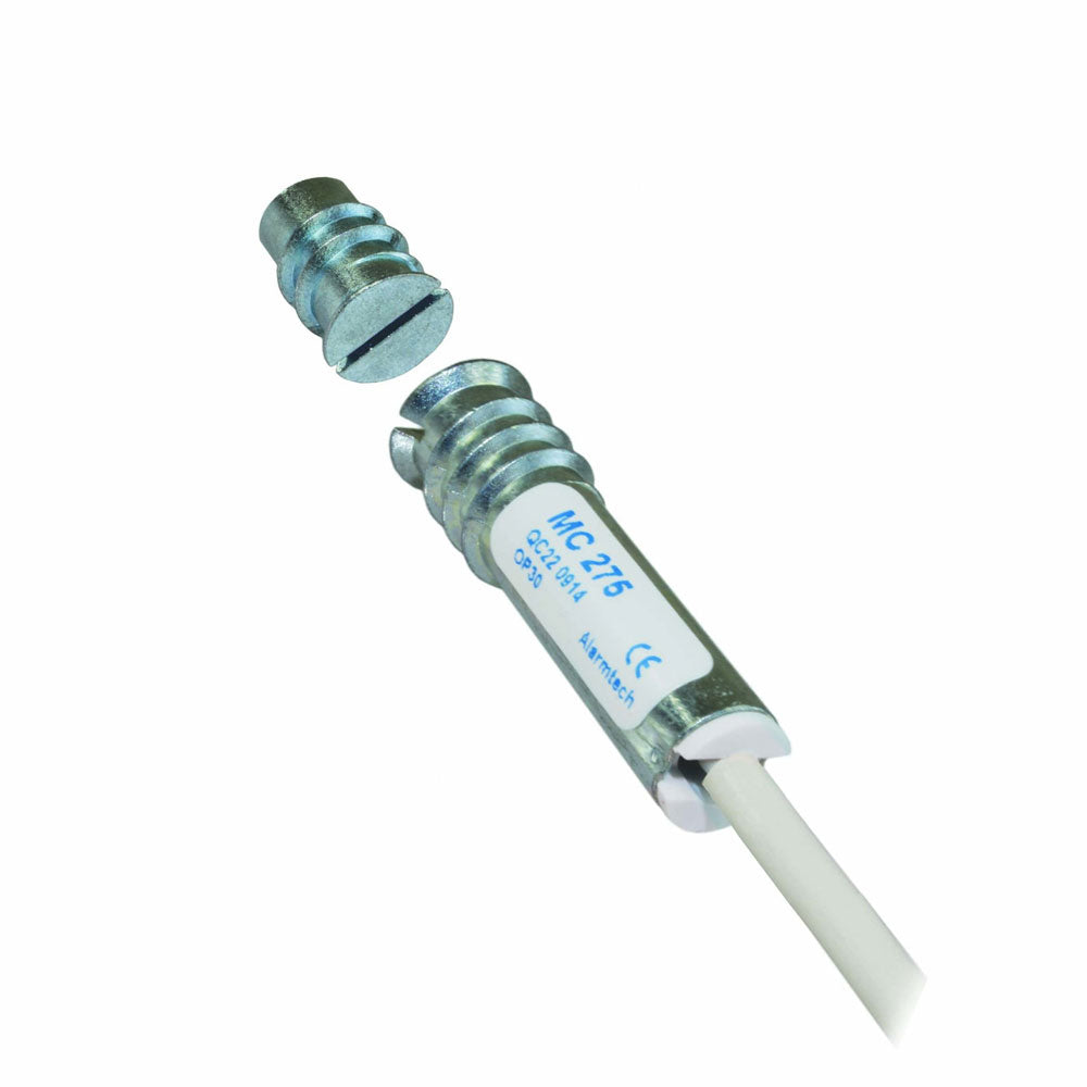 CONTACT MAGNÉTIQUE À ENCASTRER AVEC CÂBLE PIVOTANT. NC. CÂBLE 2MT.4 FILS. - SECUROTOP