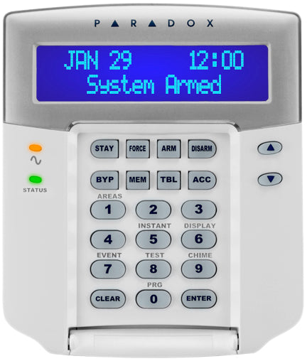 CLAVIER LCD BLEU 32 CARACTÈRES. SORTIE PGM FRANÇAISE - SECUROTOP