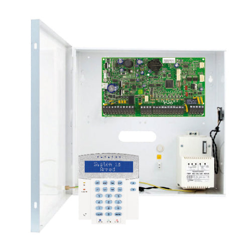 EVO 192 CENTRE 8 ZONES + CLAVIER LCD BLEU 32 CARACTÉRISTIQUES - SECUROTOP