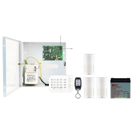 KIT HYBRIDE MAGELLAN 2 ZONES + CLAVIER LED 10Z+ 3 PIR+BAT - SECUROTOP