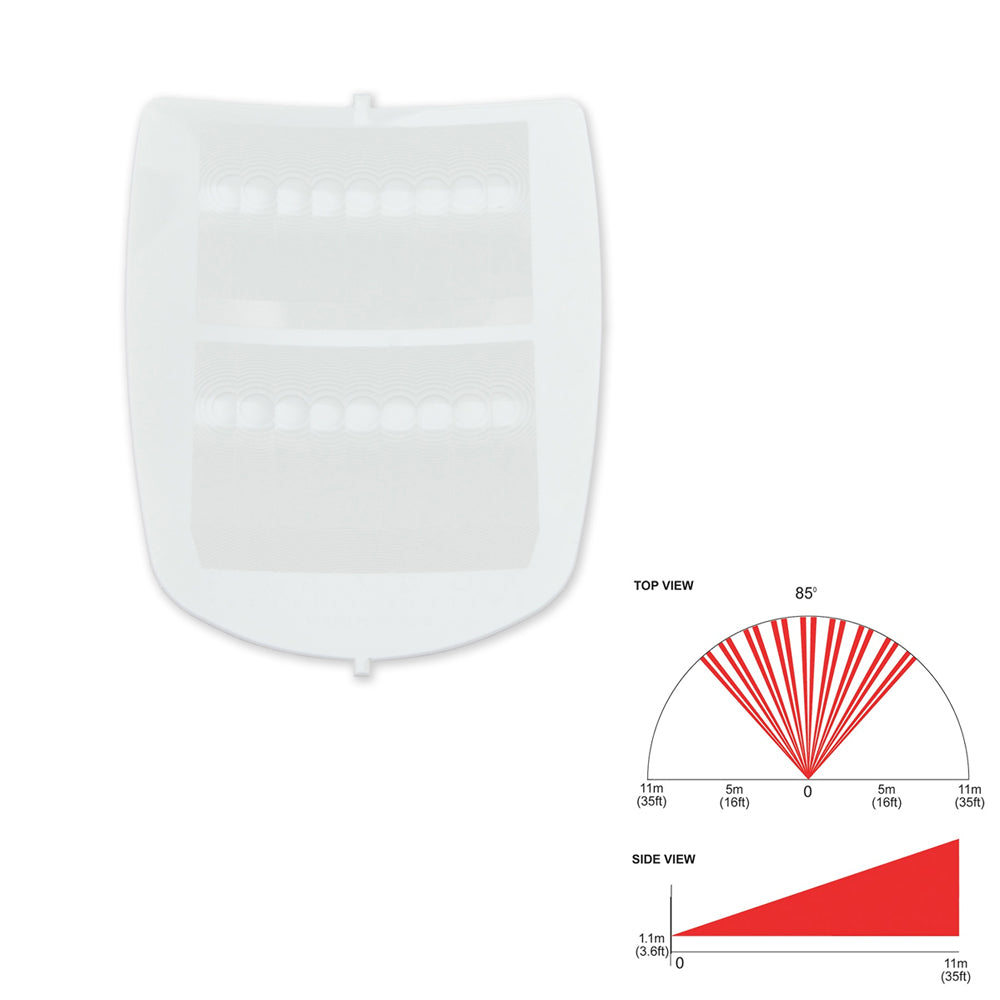 LENTILLE RIDEAU HORIZONTALE L1 P/ DG85 - SECUROTOP