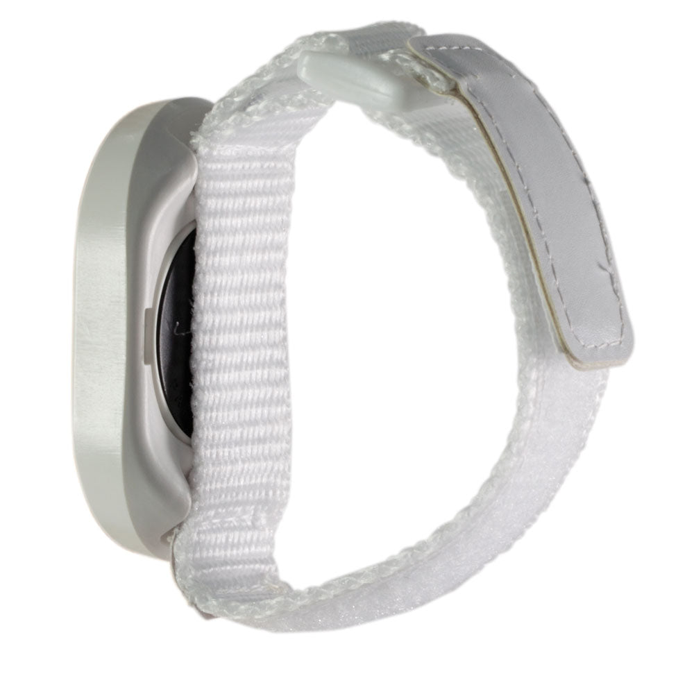 BRACELET TYPE MONTRE P/PAR-49. GRIS ET BLANC - SECUROTOP