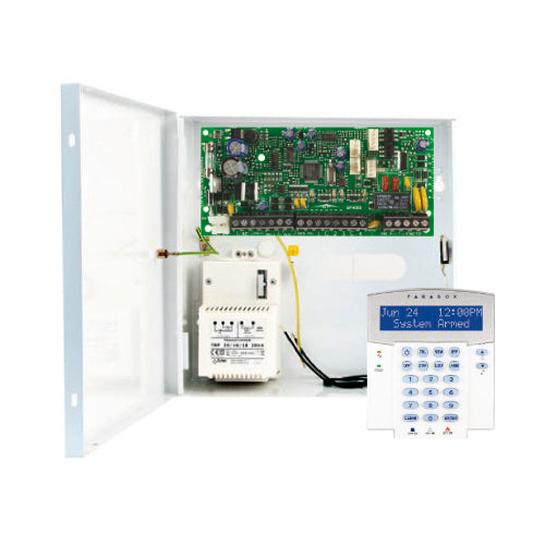 KIT CENTRAL 4 ZONES SPECTRA + CLAVIER LCD BLEU 32 CARACTÉRISTIQUES - SECUROTOP