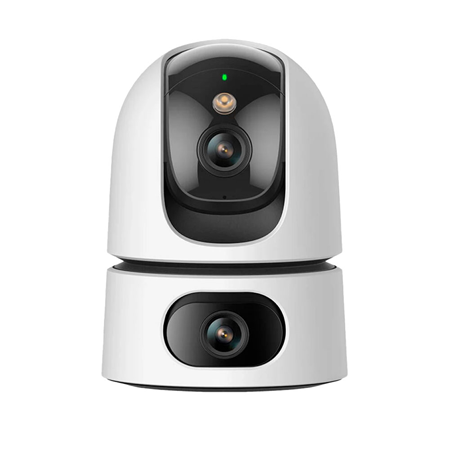 Dôme IP WiFi avec double objectif 3MP et PAN/TILT