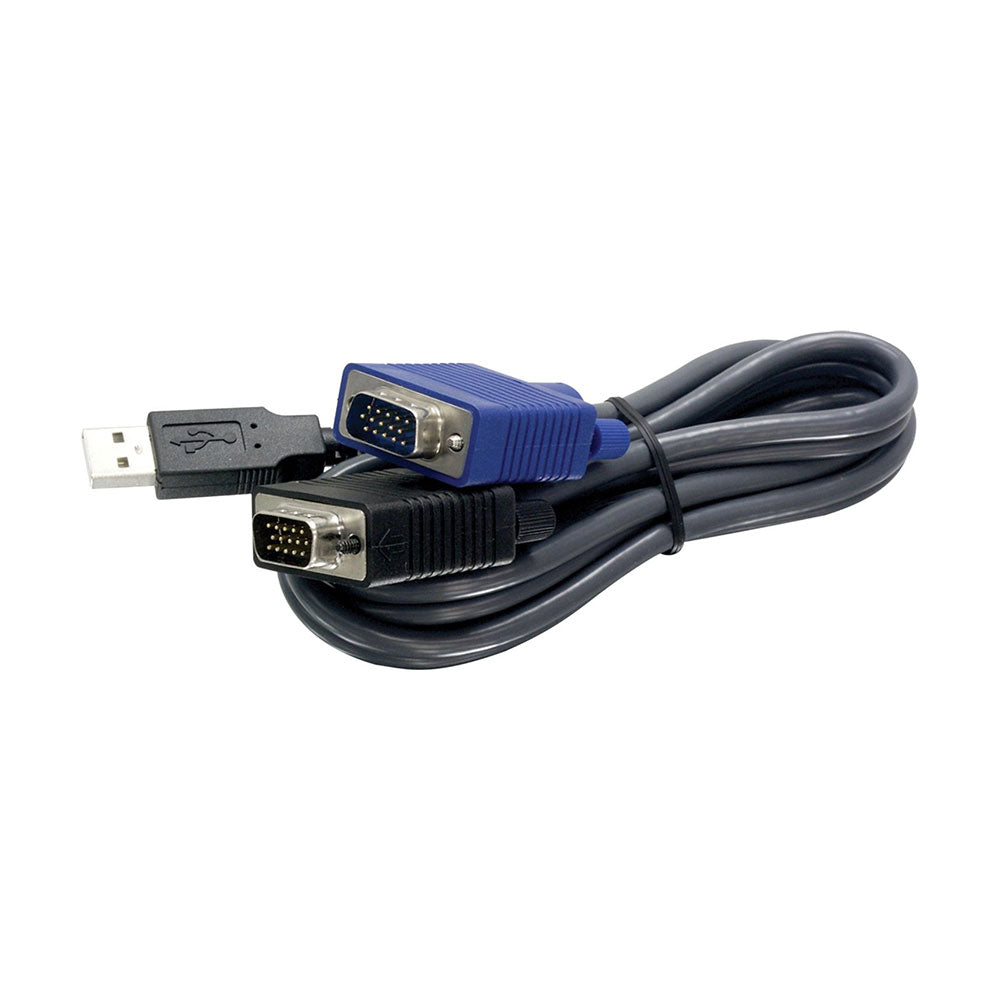 Câble KVM USB/VGA de 6 pieds - SECUROTOP