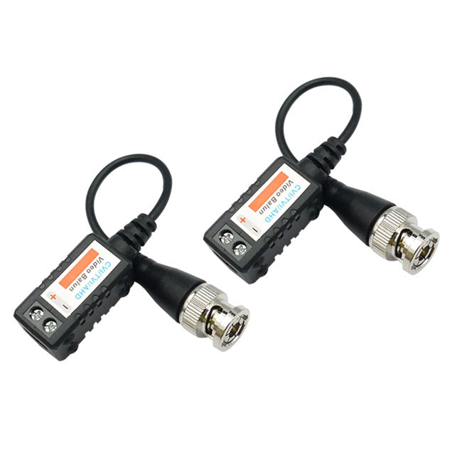 BALUN VIDÉO 4EN1 HD VIS BLISTER 2UNITÉS - SECUROTOP