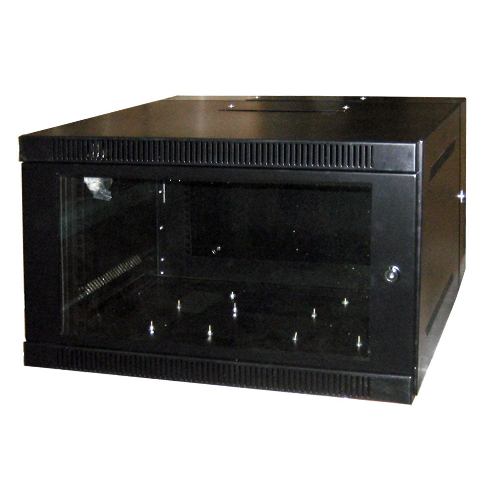 ARMOIRE RACK MURAL 6U 600*550CM COULEUR NOIRE - SECUROTOP