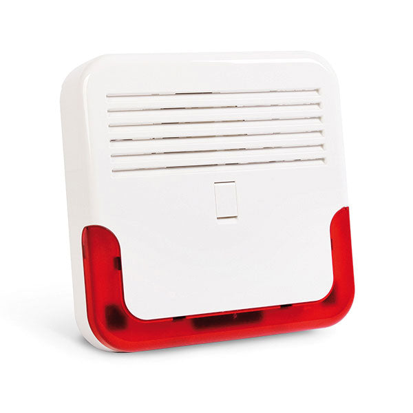 SIRÈNE EXTÉRIEURE DYNAMIQUE CORNE ROUGE - SECUROTOP